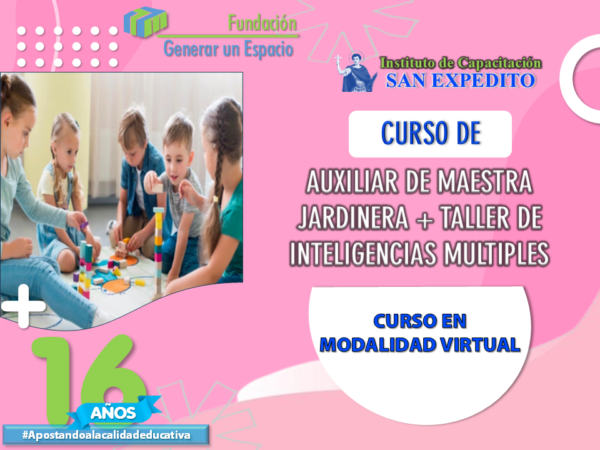 AUX.DE MAESTRA JARDINERA +TALLER DE INTELIGENCIAS MULTIPLES