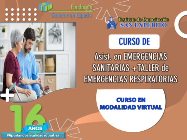 ASIST.EN EMERGENCIAS SANITARIAS + TALLER DE EMERGENCIAS RESPIRATORIAS